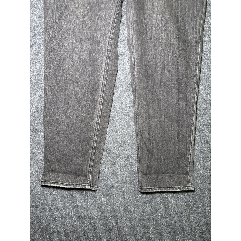 H&M Jeans Womens 4 Black Straight Denim Dark Wash Casual - Picture 2 of 8